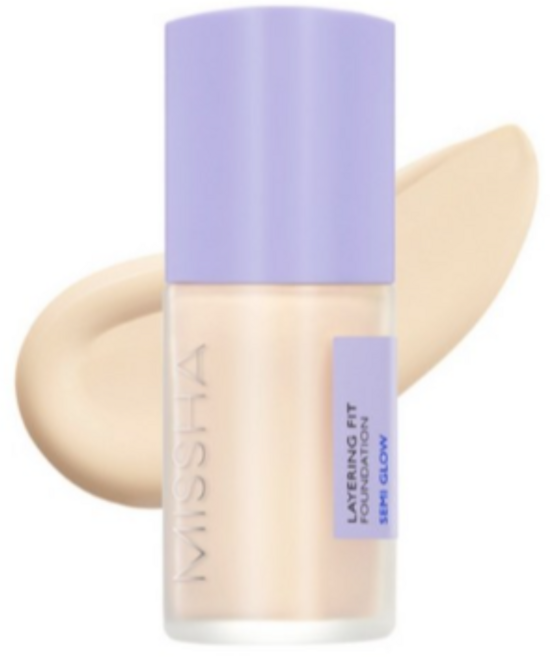 미샤 레이어링 핏 파운데이션 세미 글로우 35ml, 19호 아이보리, 1개