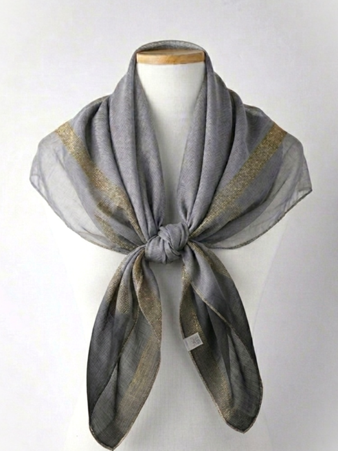 아우름 실크 샤이닝골드 스카프