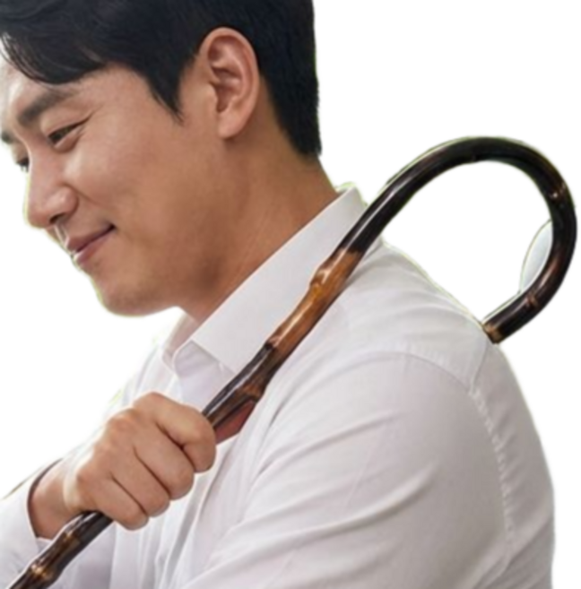 페어넥스 나무 갈고리 목 어깨 안마기 마사지 지압봉, 우드, 1개