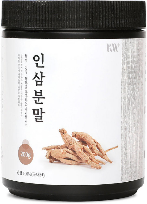 케이웰니스 국산 인삼가루, 1개, 200g