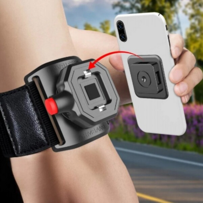 조깅 대리 택배기사 배달용 스마트폰 손목거치대 투밴드 오토락 암밴드형 AB36, 1개, 1개, 1개