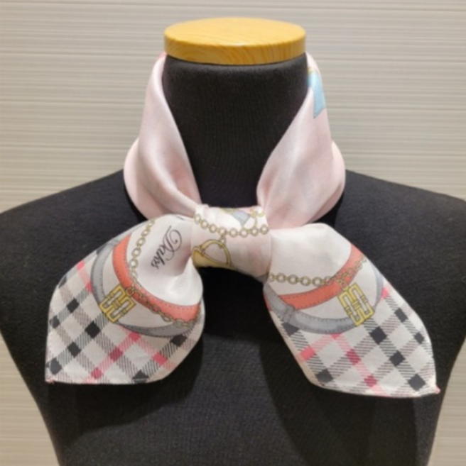 닥스 스카프 여성 쁘띠 면실크