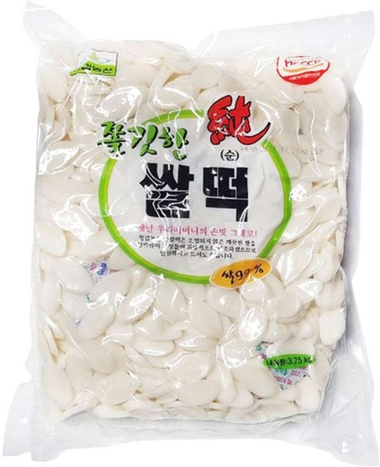 칠갑농산 쫄깃한 순쌀떡 3.75kg, 4개
