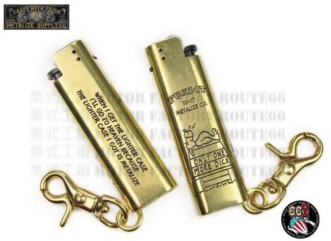 《美式工廠》METALIZE Cricket黃銅打火機保護套-OOMD, 1個