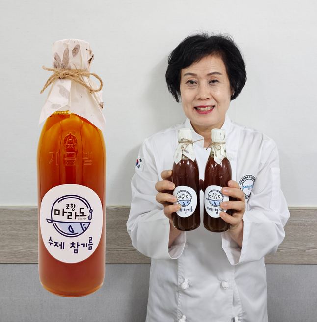 저온압착 방앗간 국산참기름 350ml 깨100% 포항 마라도회식당, 1개, 중국산