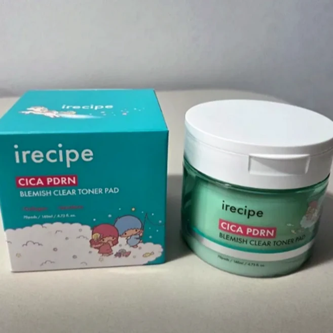 아이레시피 시카 PDRN 흔적 클리어 쿨링 착색개선 미백 토너 패드, 1개, 70매입 - 쿠팡