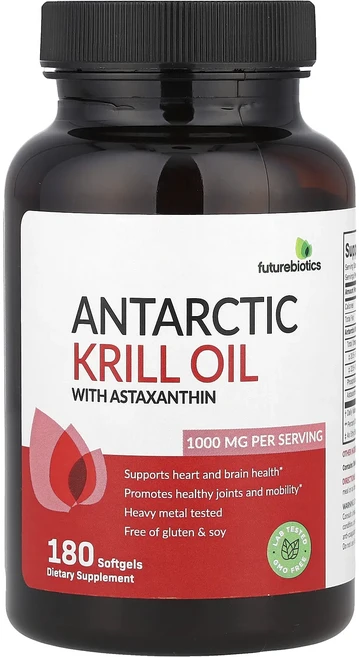 새해 첫좋은선물 Futurebiotics 남극 크릴 오일 아스타잔틴 함유 소프트젤 180정 제대로 할인합니다, Futurebiotics남극크릴오일아스타잔틴함유소프트젤 - 쿠팡