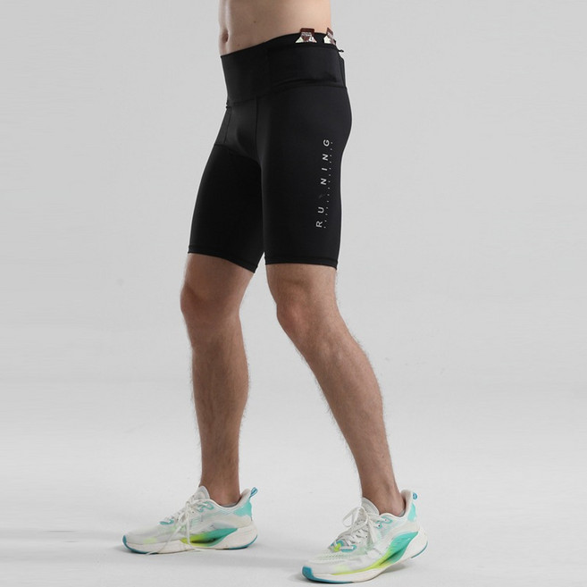 타이트 런닝 스포츠 반바지레깅스 타이즈