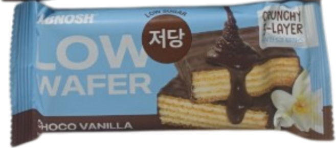 랩노쉬 저당웨하스 초코바닐라, 53g, 1개