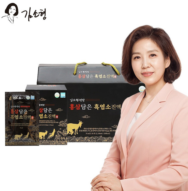 [김소형원방] 홍삼담은 흑염소진액 30포 / 6년근 홍삼농축액 사용 명절선물 부모님선물, 2.1L, 1박스