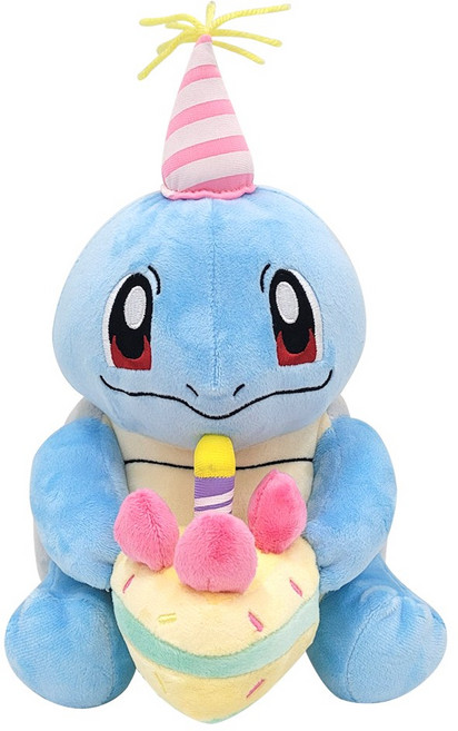 포켓몬 생일 축하 꼬부기 인형 25cm, 1개, 혼합