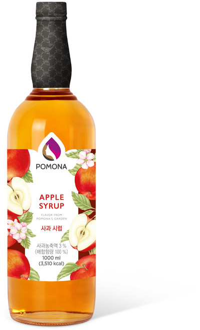 포모나 사과 시럽, 5개, 1L