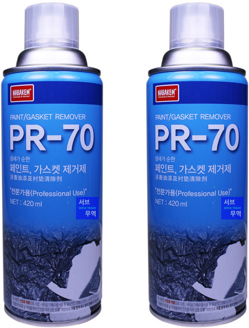 페인트 리무버 제거제 스프레이, 2개, 420g, 클리어