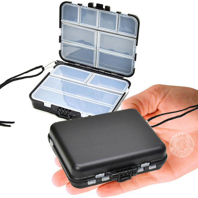낚시 소품케이스 채비 태클박스 지그헤드 바늘 봉돌 소형 케이스, 1개