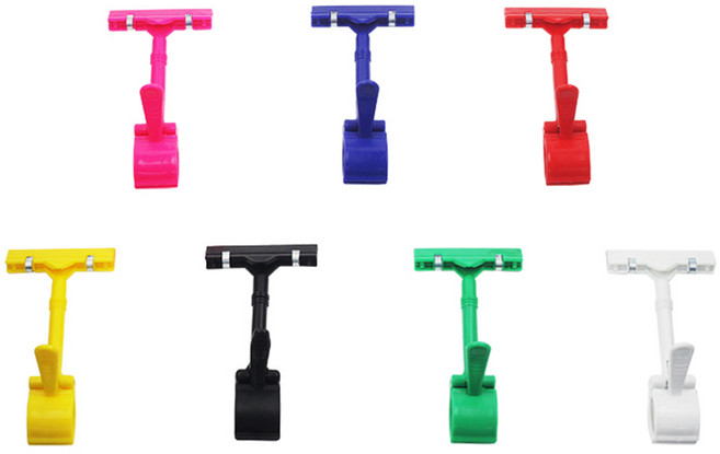 와우숍 컬러 메모꽂이POP 쇼클립 메모클립, 1개