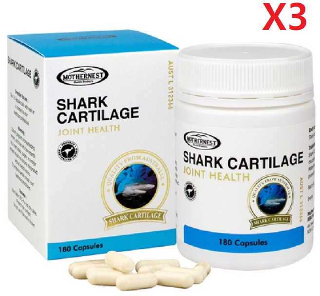호주 마더네스트 상어연골 500mg 180정-3개, 180개, 3개