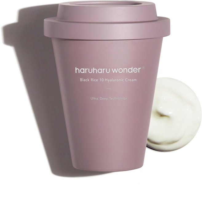 하루하루원더 블랙라이스 10히알루로닉 수분 크림 90ml / 탄력 영양 고보습 대용량 수분크림, 1개