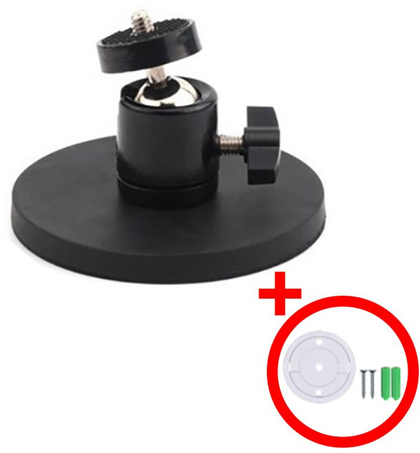 CCTV 자석 브라켓 66mm Tapo C400/ C420/ C420S 마그넷 브라켓 자석 거치대 +브라켓 C200/C210/TC70/TC71, MB-66+T, 1개