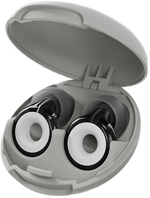 loop 인게이지 플러스 이어플러그 포커스 에디션 나이트 포그 블랙, 1개, 1쌍