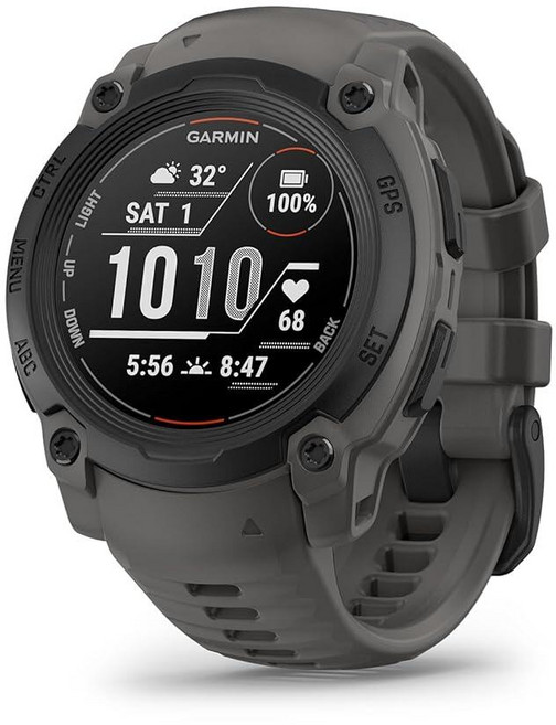 Garmin Instinct® E 40mm 견고한 야외 GPS 스마트워치 연중무휴 상태 모니터링 손목 기반 심박수 최대 16일의 배터리 수명 차콜, Garmin Instinct® E 40mm, 견고한