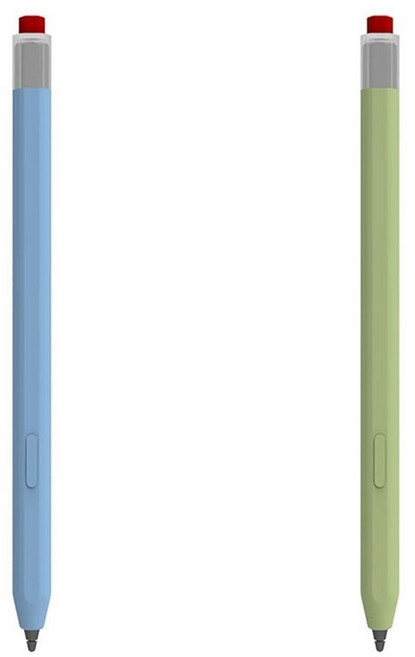 DAYJOY 삼성 갤럭시 탭 S7/S7+/S7 FE/S8/S8+/S8 Ultra/S9/S9+/S9 Ultra/S10/S10+/S10 Ultra S 펜과 호환되는 실리콘 슬리브, Tab S11/S11 Ultra, 그린+옐로우