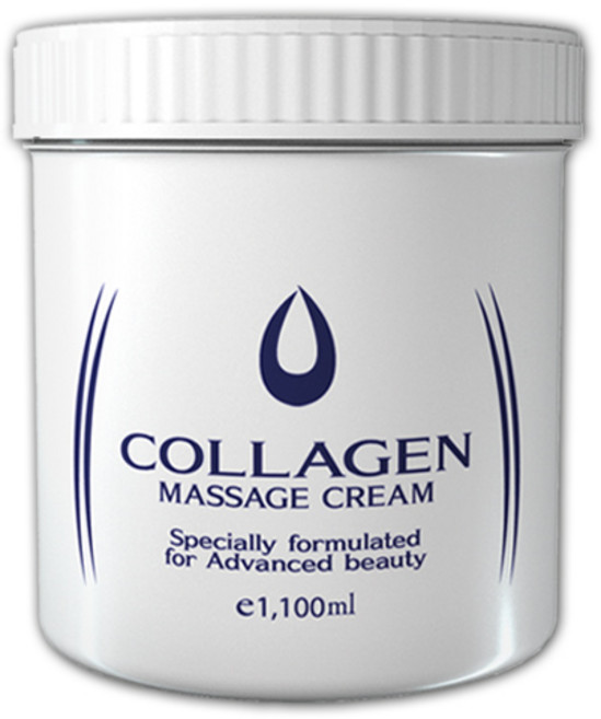 [아유라피] 콜라겐 마사지크림 대용량 피부관리실 RF고주파크림 전신용 1100ml, 1.1L, 2개