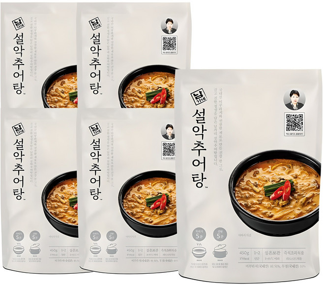 남가네설악추어탕, 450g, 5개