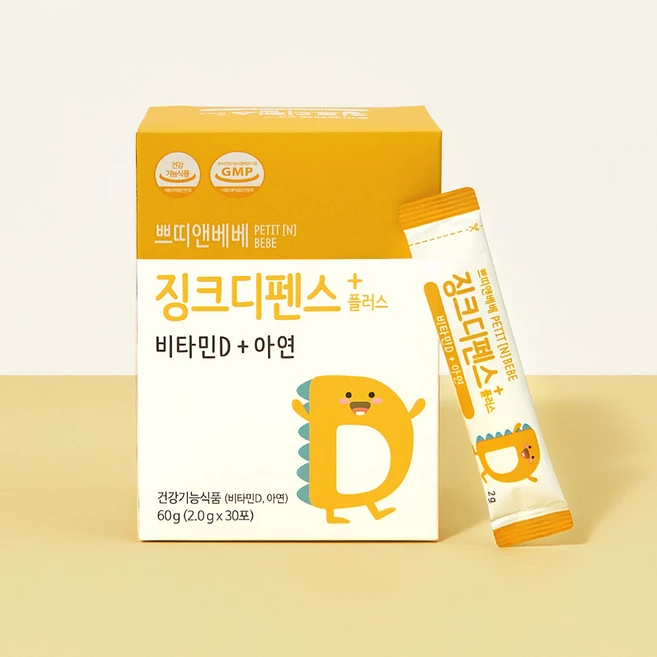 쁘띠앤베베 징크디펜스 플러스, 30회분, 1개 - 쿠팡