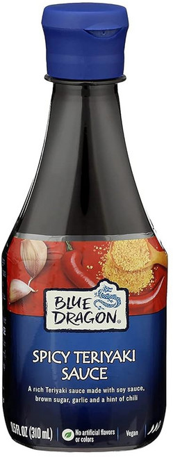Blue Dragon 디핑 소스 블루 드래곤 매운 테리야끼 딥핑 마리네이드 짜내는 병 비건 10.5온스 1팩, 10.5 온스 (6개 묶음)