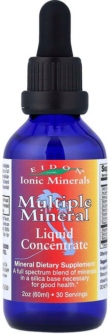 Eidon Ionic Minerals 멀티플 미네랄 액상 농축물 60ml(2oz) Minerals (에이든 아이오닉 미네랄), 1개, 60ml