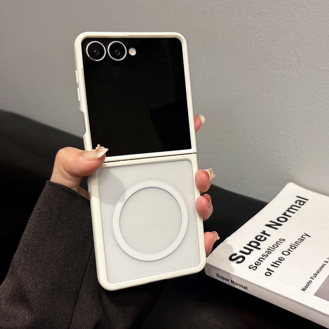 얌코 갤럭시 z플립5 z플립6 z플립7 맥세이프 투명 낙상 방지 휴대폰케이스 다색