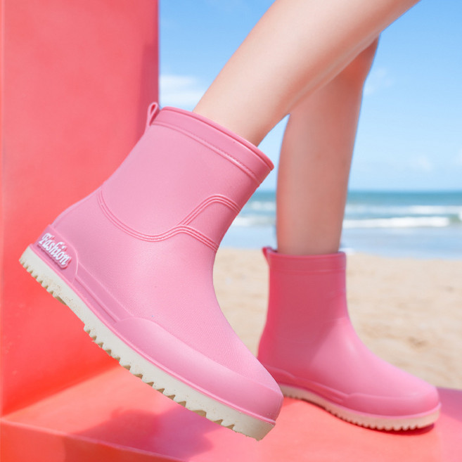 디아쿠아 포포 컴포트 발목 방수 숏 레인부츠