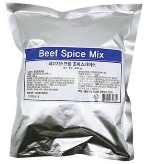 내츄럴스파이스 비프스파이스믹스, 456g, 1개