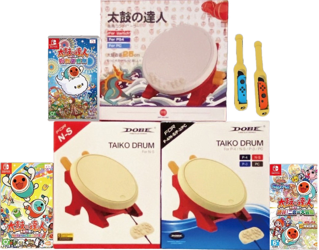 DOBE 良值 Switch/PC/PS4 太鼓達人 控制器, red, L242