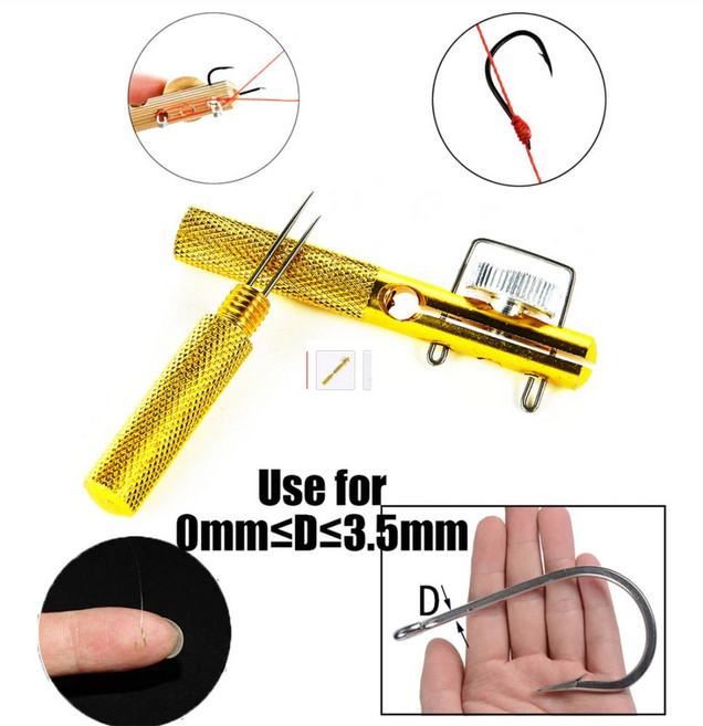 와이지알씨 낚시 바늘 결속기 훅 매듭기 묶음, 1개