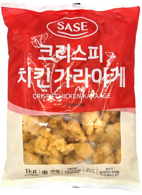 사세 크리스피 치킨 가라아게, 1kg, 6개