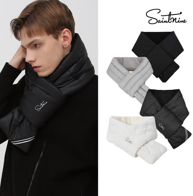 커터앤벅 커터앤벅 남/여 골프 방한 패딩 목도리 5종 택1, 1개, Free