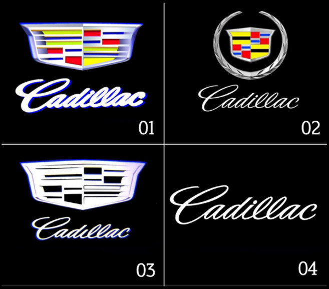 캐딜락 4K 유리형 도어라이트 도어 로고 라이트 ATS CT4 CT5 CT6 CTS SRX XT4 XT5 XT6 호환 상품 도어빔 무변색 도어등 LED, 03-오리지날(화이트)