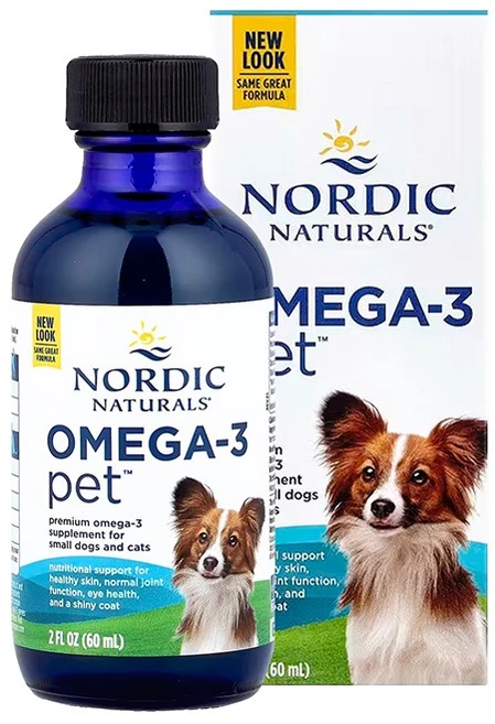 NEW 노르딕 내추럴 펫 오메가-3 오일, 1개, 60ml, 오메가3 - 쿠팡