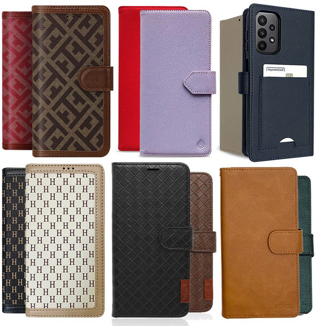 Stonesteel 갤럭시 A34 컬러 다이어리 지갑 카드 수납 핸드폰 케이스