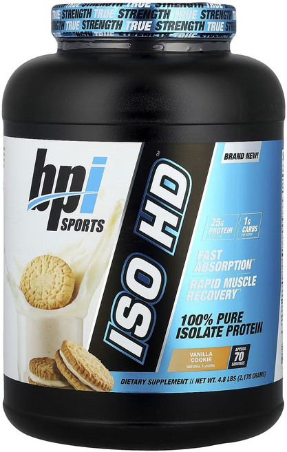 비피아이스포츠 아이소 HD 퓨어 아이솔레이트 프로틴, 1개, 2.17kg
