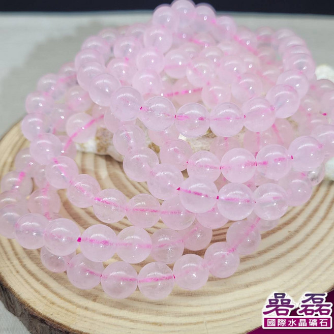 粉水晶手鍊