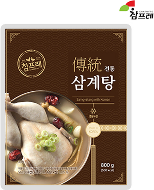 참프레-전통 삼계탕800g /즉석냉동/전통방식그대로, 3개, 800g