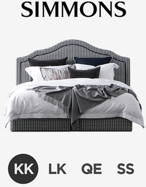 [시몬스] 아를라. 뷰티레스트 시트러스. 킹오브킹 침대, 블랙