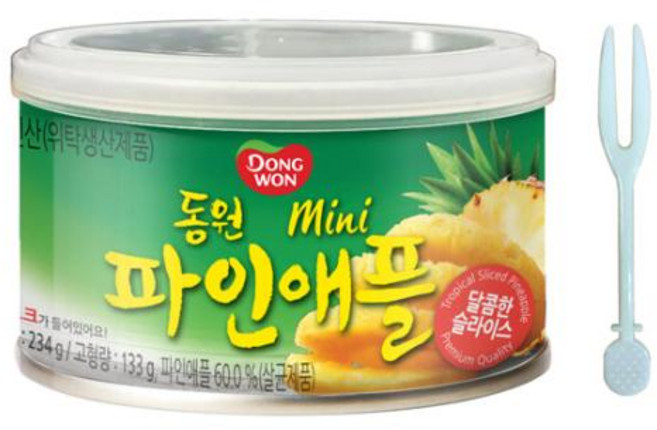 동원 미니파인애플, 234g, 3개
