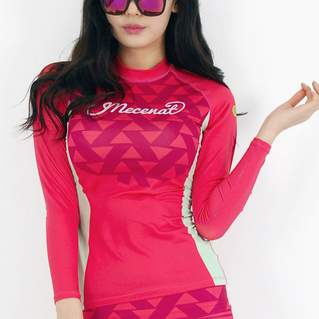 엠씨엔 MERL-PERLA 페를라 긴팔 래쉬가드 상의 MECENAT