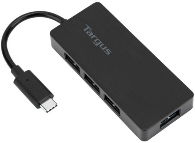 타거스 USB-C 4포트 허브 폭넓은 OS호환 ACH234AP, 단품, 1개