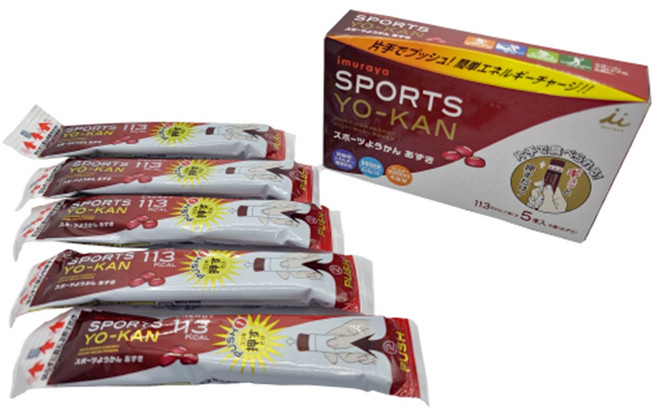 이무라야 러닝 마라톤 자전거 스포츠 양갱 젤리 에너지젤 포켓용, 1박스, 200g