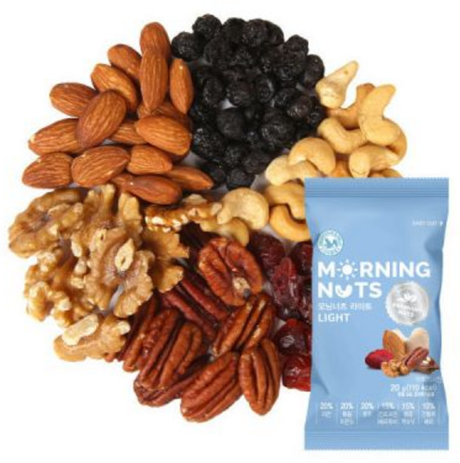 하루 한줌 견과류 모닝너츠라이트 50낱봉, 1개