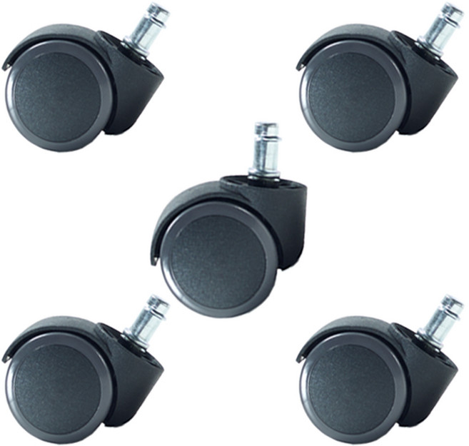 의자 바퀴, 혼합 색상, 5개